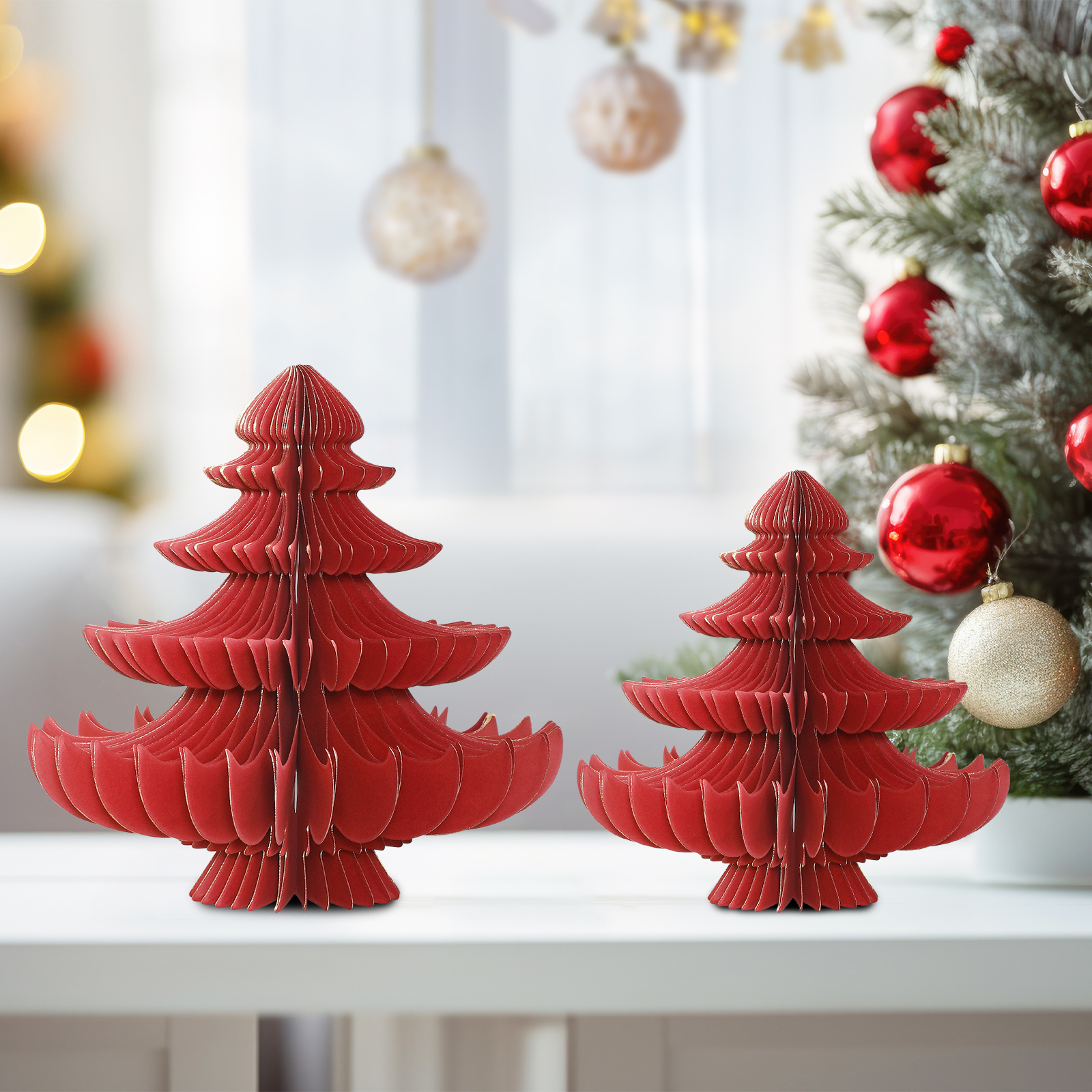 Red Honeycomb paper Tree ornaments-01.jpg